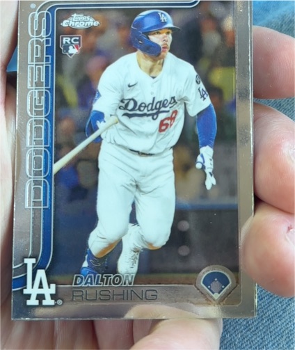 2025 Topps Chrome Update #USC129 Dalton Rushing — front
