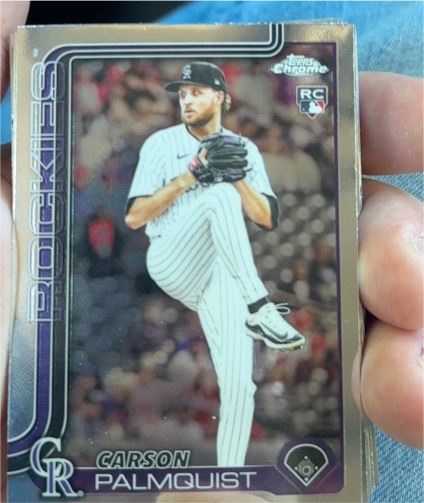 2025 Topps Chrome Update #USC173 Carson Palmquist — front