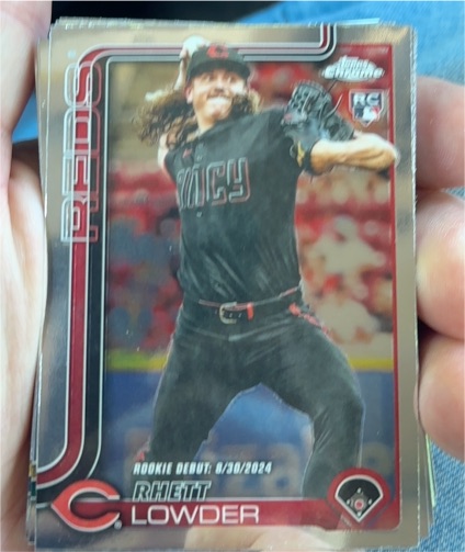 2025 Topps Chrome Update #USC110 Rhett Lowder — front