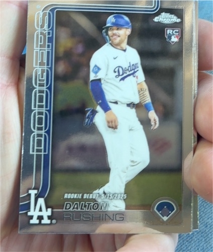2025 Topps Chrome Update #USC151 Dalton Rushing — front