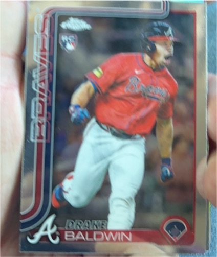 2025 Topps Chrome Update #USC96 Drake Baldwin — front