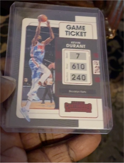 2021-22 Panini Contenders #84 Kevin Durant — front