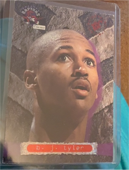 1995-96 Topps Stadium Club #E55 B.J. Tyler — front