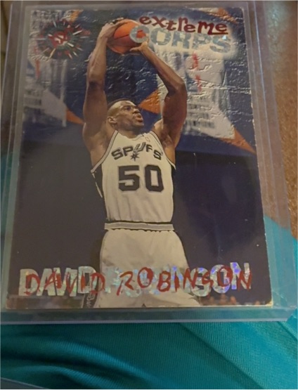 1995-96 Topps Stadium Club Extreme Corps #124 David Robinson — front