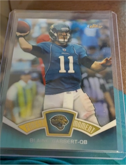 2011 Topps Finest Finest Moments #FM-BG Blaine Gabbert — front