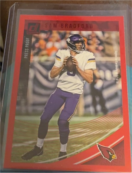 2018 Panini Donruss #177 Sam Bradford — front