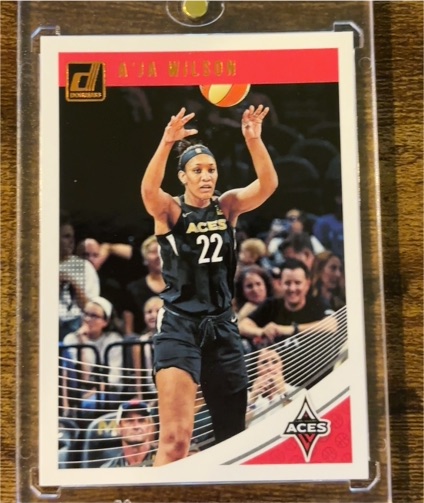 2019 Donruss WNBA #9 A'ja Wilson — front