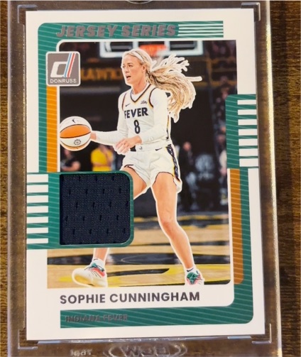 2025 Donruss WNBA #35 Sophie Cunningham Jersey Series Relic — front