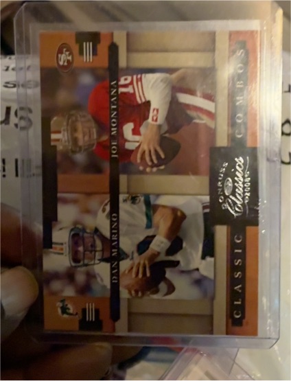 2008 Donruss Classics Classic Combos #CC-13 Dan Marino Joe Montana — front