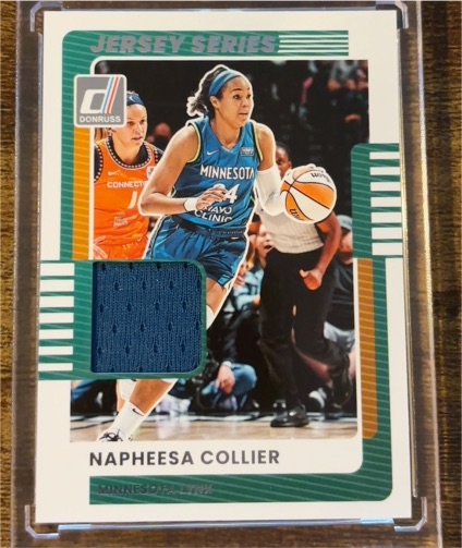 2025 Donruss WNBA Jersey Series #29 Napheesa Collier — front