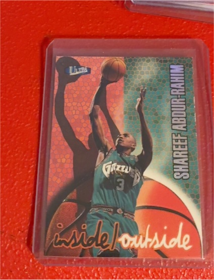 1997-98 Fleer Ultra Inside/Outside #1 Shareef Abdur-Rahim — front