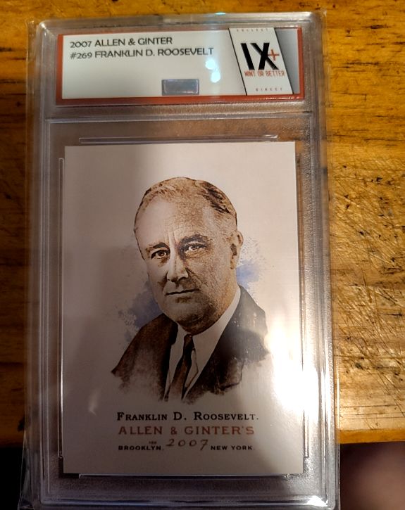 2007 Topps Allen & Ginter #269 Franklin D. Roosevelt — front