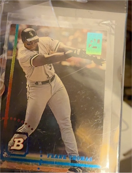 1994 Bowman Preview #1 Frank Thomas — front