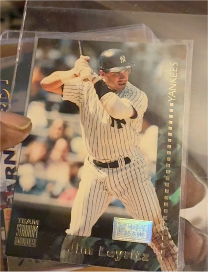 1994 Topps Team Stadium Club #192 Jim Leyritz — front