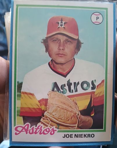 1978 Topps #306 Joe Niekro Houston Astros — front
