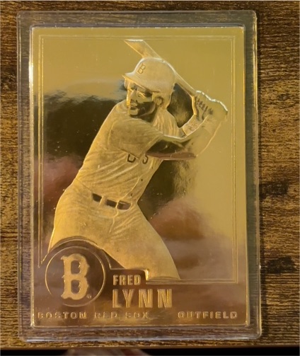 1996 Danbury Mint #10 Fred Lynn — front