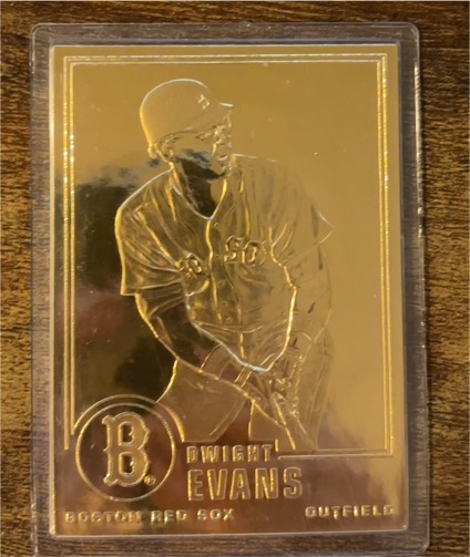 1996 Danbury Mint #85 Dwight Evans — front
