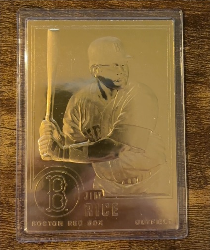 2001 Danbury Mint #105 Jim Rice — front