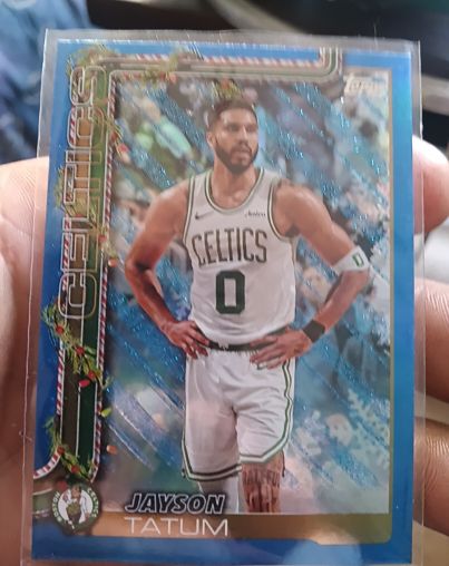 2025-26 Topps Holiday #H1 Jayson Tatum — front