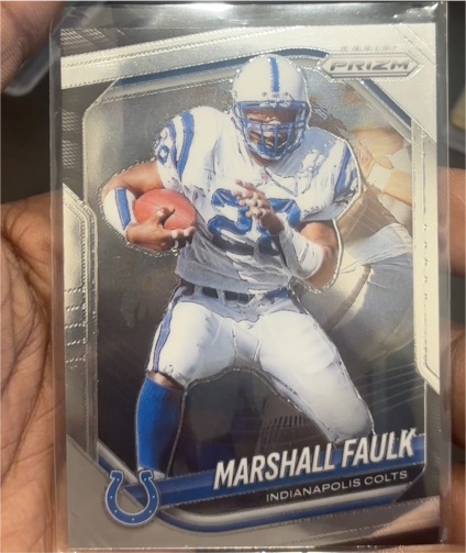 2025 Panini Prizm #75 Marshall Faulk — front