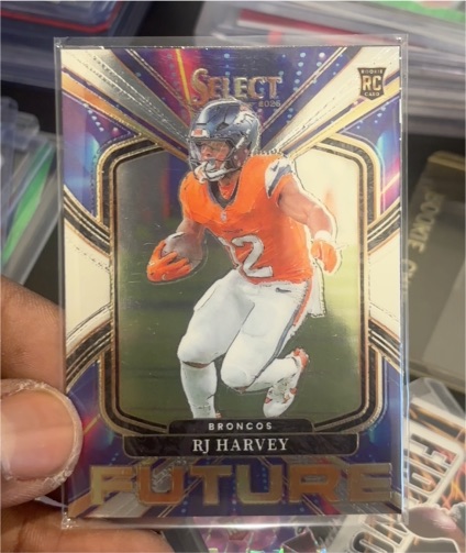2025 Panini Select Future #5 RJ Harvey — front
