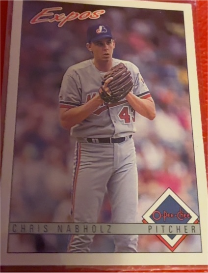 1993 O-Pee-Chee #315 Chris Nabholz — front