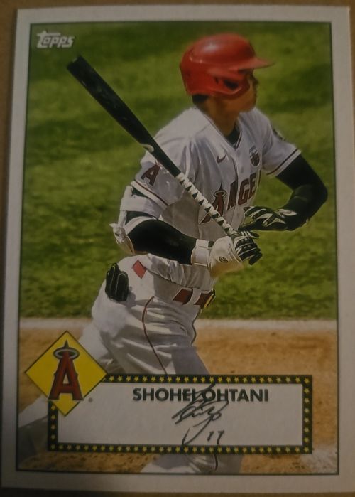 2021 Topps 1952 Redux #T52-43 Shohei Ohtani — front