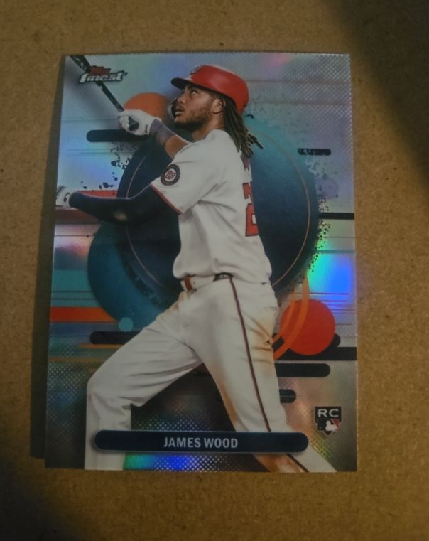 2025 Topps Finest #200 James Wood — front
