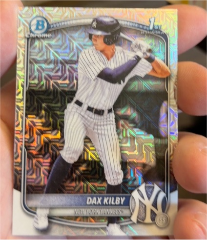 2025 Bowman Draft Chrome #BDC-146 Dax Kilby — front