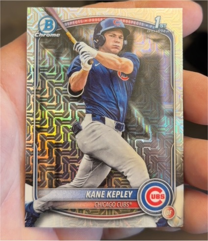 2025 Bowman Draft Chrome #BDC-200 Kane Kepley — front