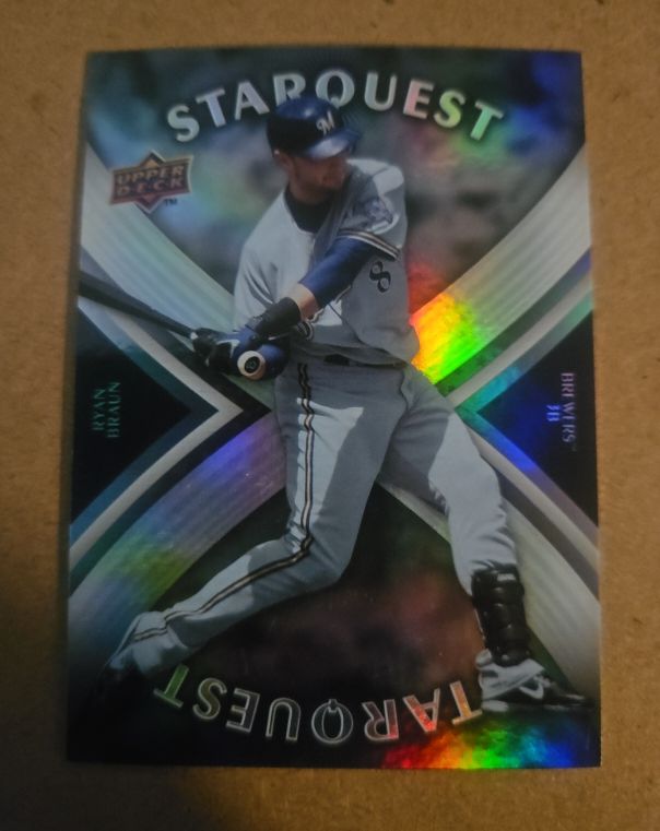 2008 Upper Deck StarQuest #SQ-2 Ryan Braun — front