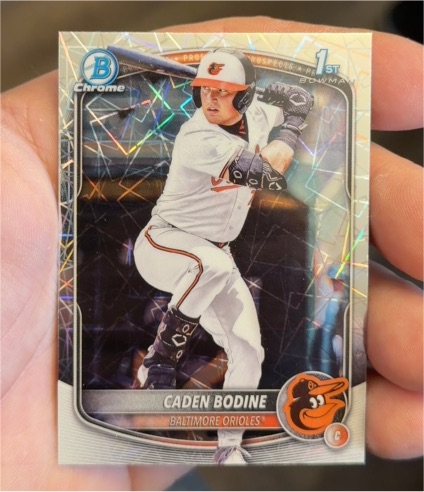 2025 Bowman Draft Chrome #BDC-63 Caden Bodine — front
