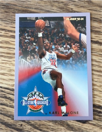 1993-94 Fleer All-Star Weekend #19 Karl Malone — front