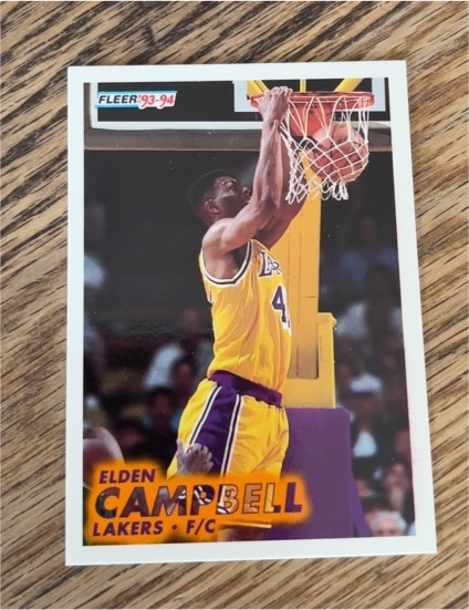 1993-94 Fleer #98 Elden Campbell — front