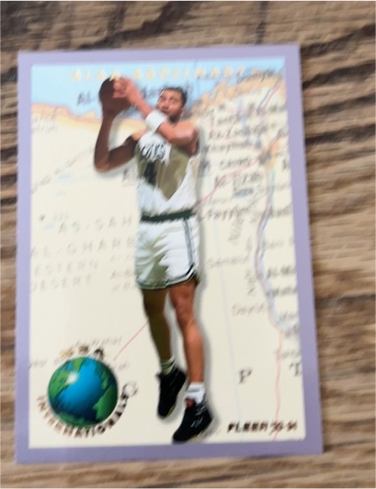1993-94 Fleer NBA Internationals #1 Alaa Abdelnaby — front