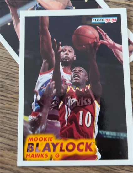1993-94 Fleer #2 Mookie Blaylock — front