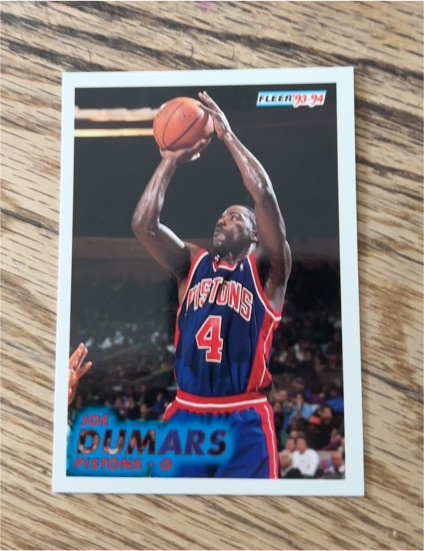 1993-94 Fleer #59 Joe Dumars — front