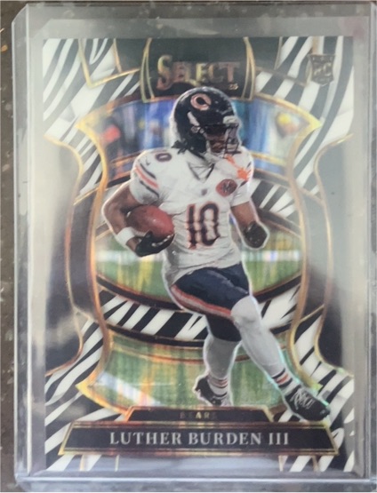 2025 Panini Select #72 Luther Burden III Chicago Bears — front