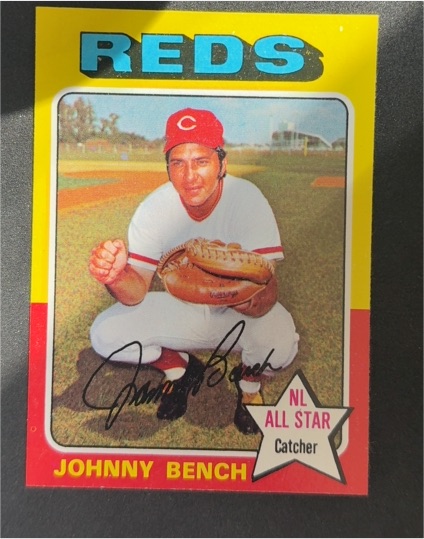 1975 Topps #260 Johnny Bench — front