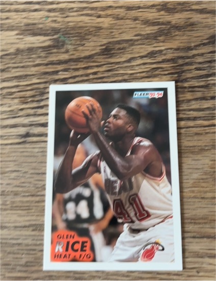 1993-94 Fleer #109 Glen Rice — front