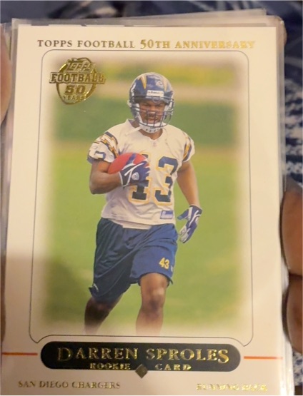 2005 Topps #404 Darren Sproles Rookie Card — front