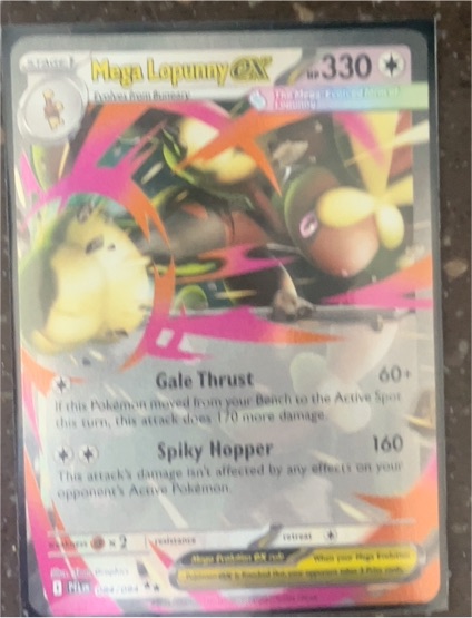 Mega Lopunny GX #84 Phantasmal Flames — front