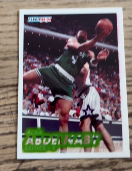 1993-94 Fleer #9 Alaa Abdelnaby — front