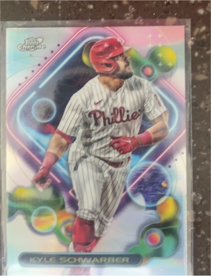 2023 Topps Cosmic Chrome #108 Kyle Schwarber — front