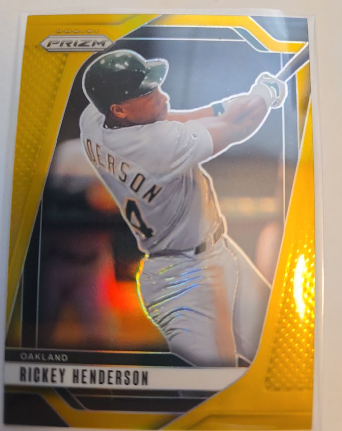 2025 Panini Prizm #230 Rickey Henderson — front