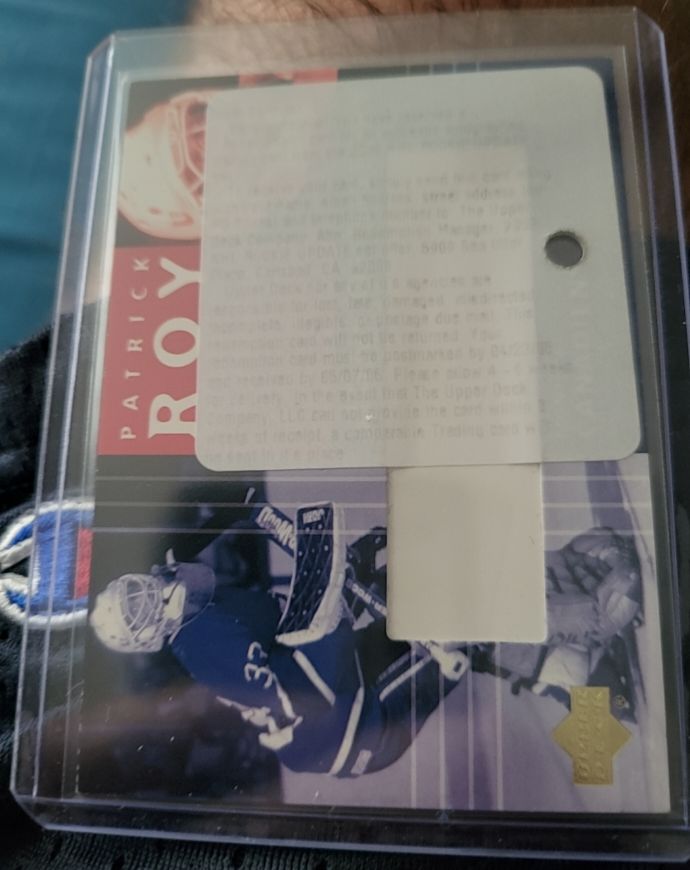 1997-98 Upper Deck Ice Legends #83 Patrick Roy — front