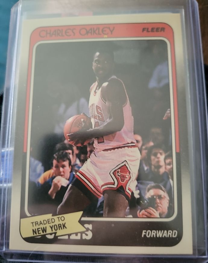 1988-89 Fleer #18 Charles Oakley — front