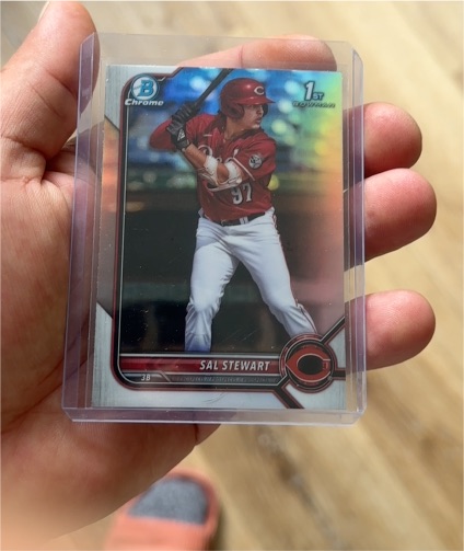2022 Bowman Chrome #BDC-122 Sal Stewart — front