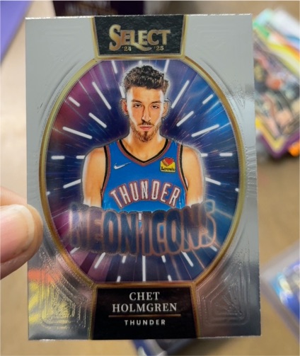 2024-25 Panini Select #17 Chet Holmgren Neon Icons — front