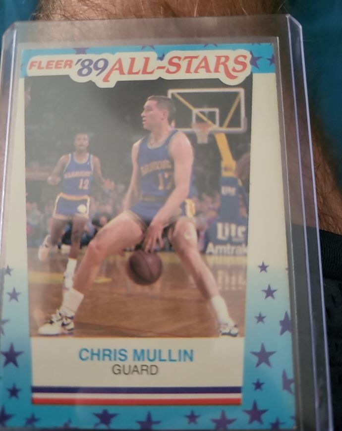 1989 Fleer All-Stars #9 Chris Mullin — front
